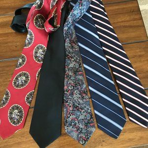 Lot of 5 Men's Ties